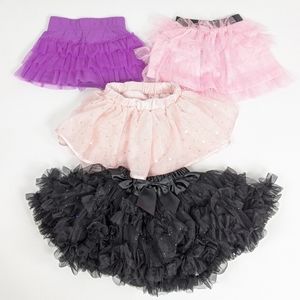 Lot of 4 Girls Baby Tutu Tulle Skirts Ruffle Pink